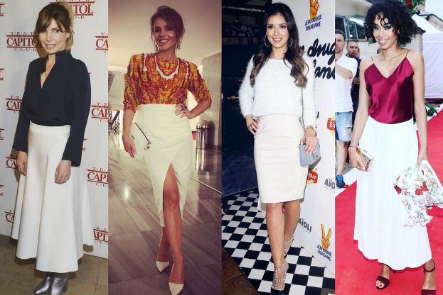 Стильные белые юбки ассоциируются в основном с опрятностью, легкостью и элегантностью, поэтому неудивительно, что им также понравились требовательные польские звезды